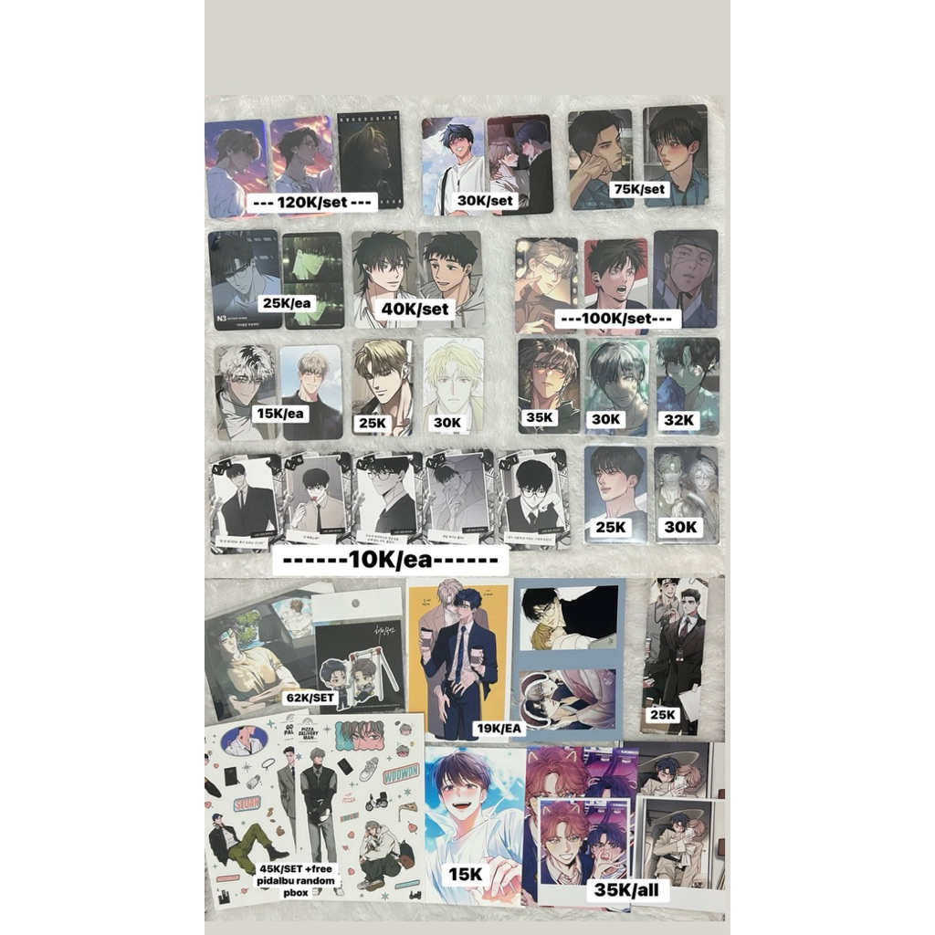 photocards bl lezhin, lebom, checkmate,nerd project, lost in the cloud, flashlight, save the dae, ci