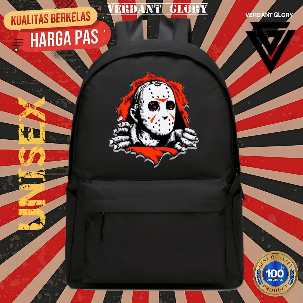 Tas Jason Voorhees Ransel Slasher Icons