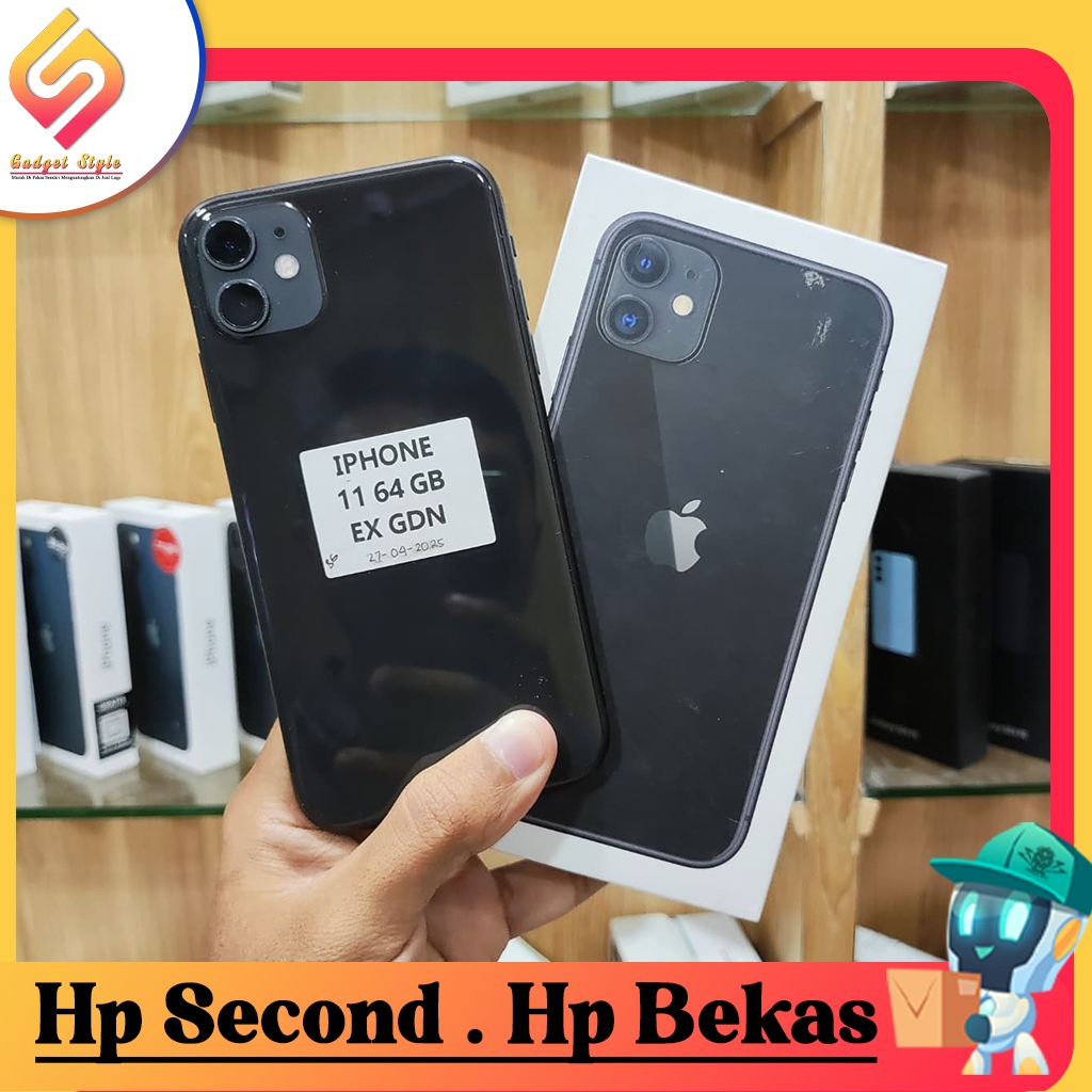 iPhone 11 64GB | 128GB iBox Second Resmi Gadget Style Store