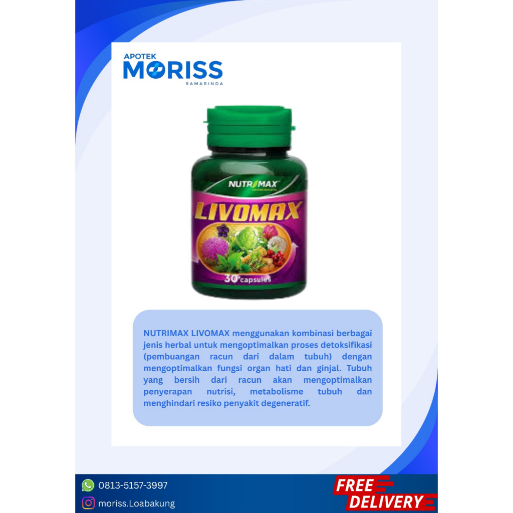NUTRIMAX LIVOMAX 30 KAPSUL