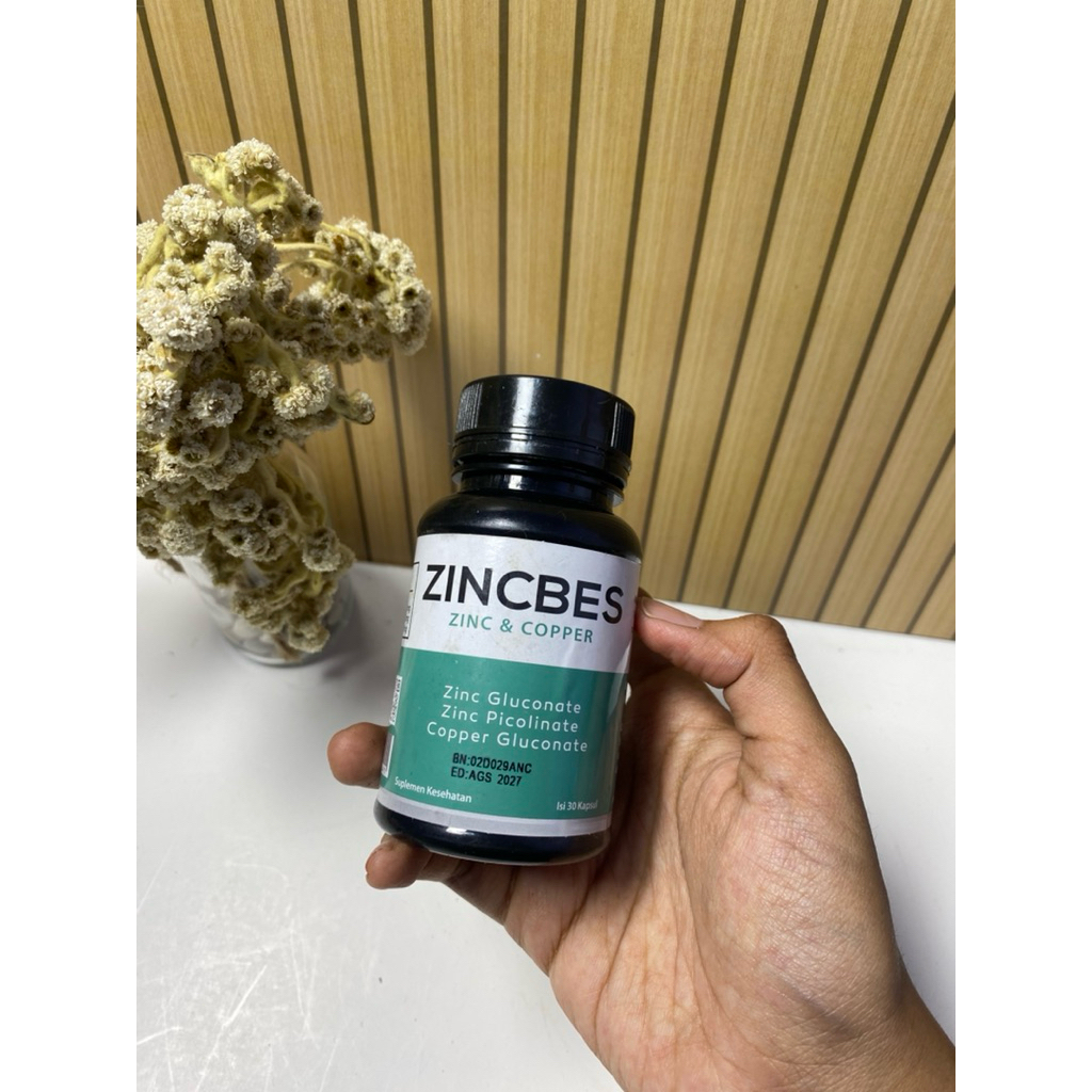 ZINCBES SUPLEMEN KESEHATAN ISI 30 KAPSUL - ZINC & COPPER - PICOLINATE