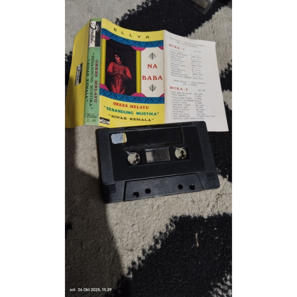 kaset pita ellya khadam / orkes melayu 'sinar kemala'