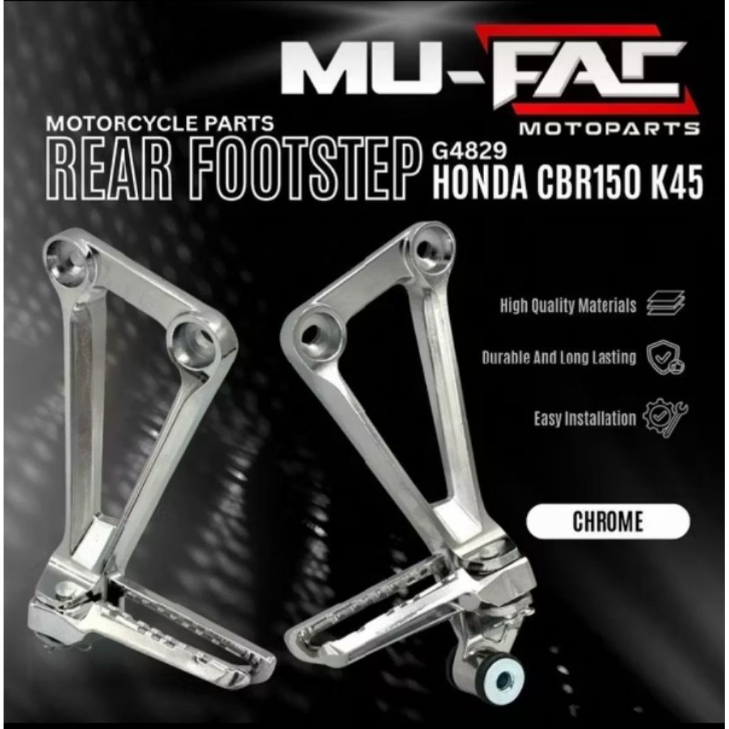 FOOTSTEP BELAKANG CNC CBR CBR 150R CBR K45 PIJAKAN KAKI BELAKANG CBR 150 CBR K45