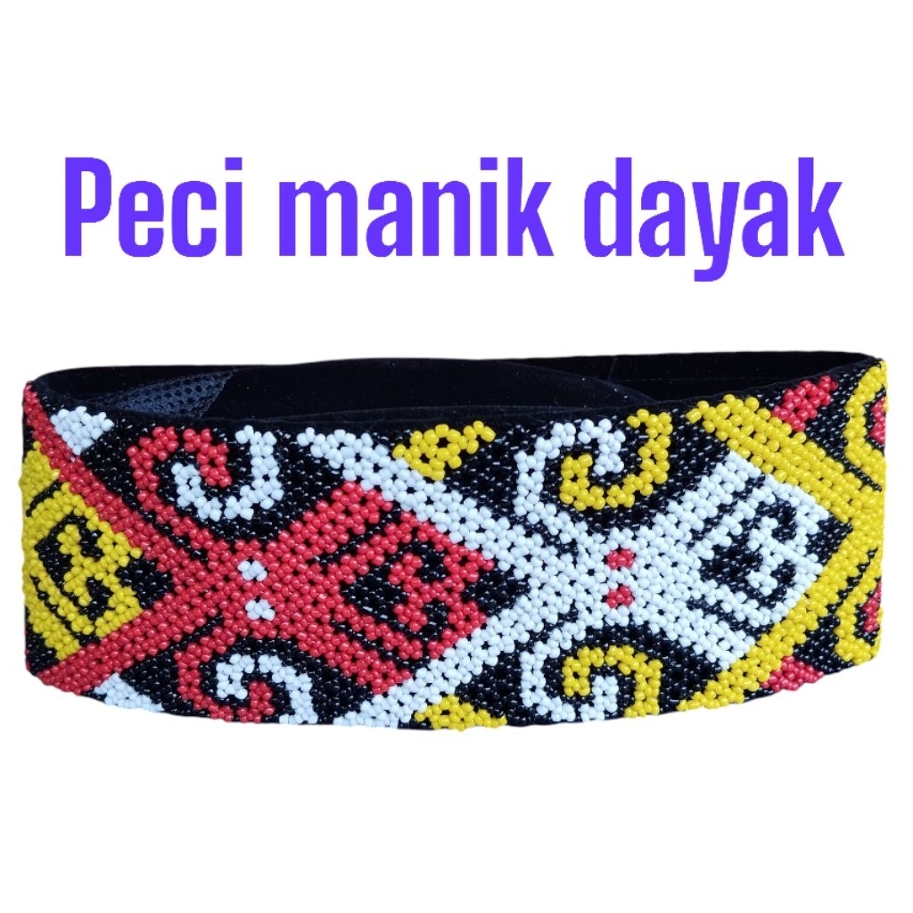 PECI MANIK MANIK KHAS DAYAK KALIMANTAN | SONGKOK MANIK DAYAK