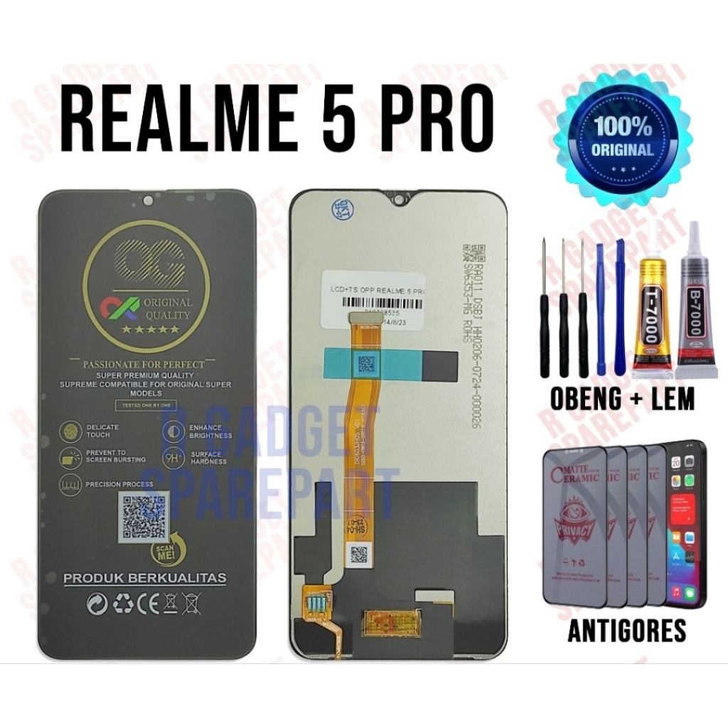 Lcd Realme 5 Pro Original