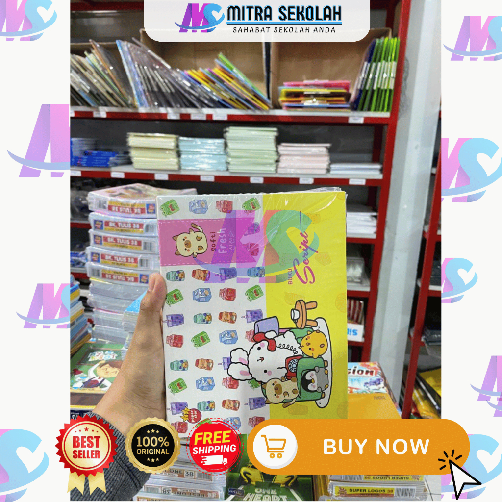 BUKU POLOS TANPA GARIS 38 LEMBAR / BUKU TULIS SCRIPT