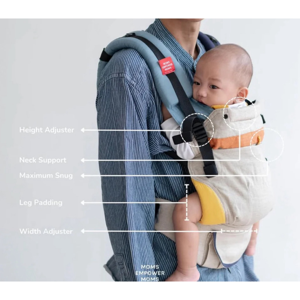 Preloved - MIKHADOU MEM POPAPOP - SSC (Soft Structure Carrier) | Gendongan Bayi