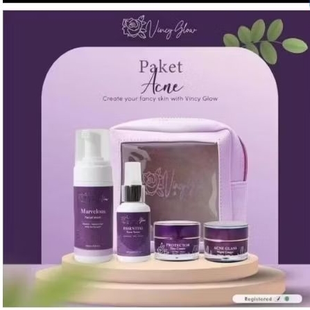 Paket wajah premium vincy glow