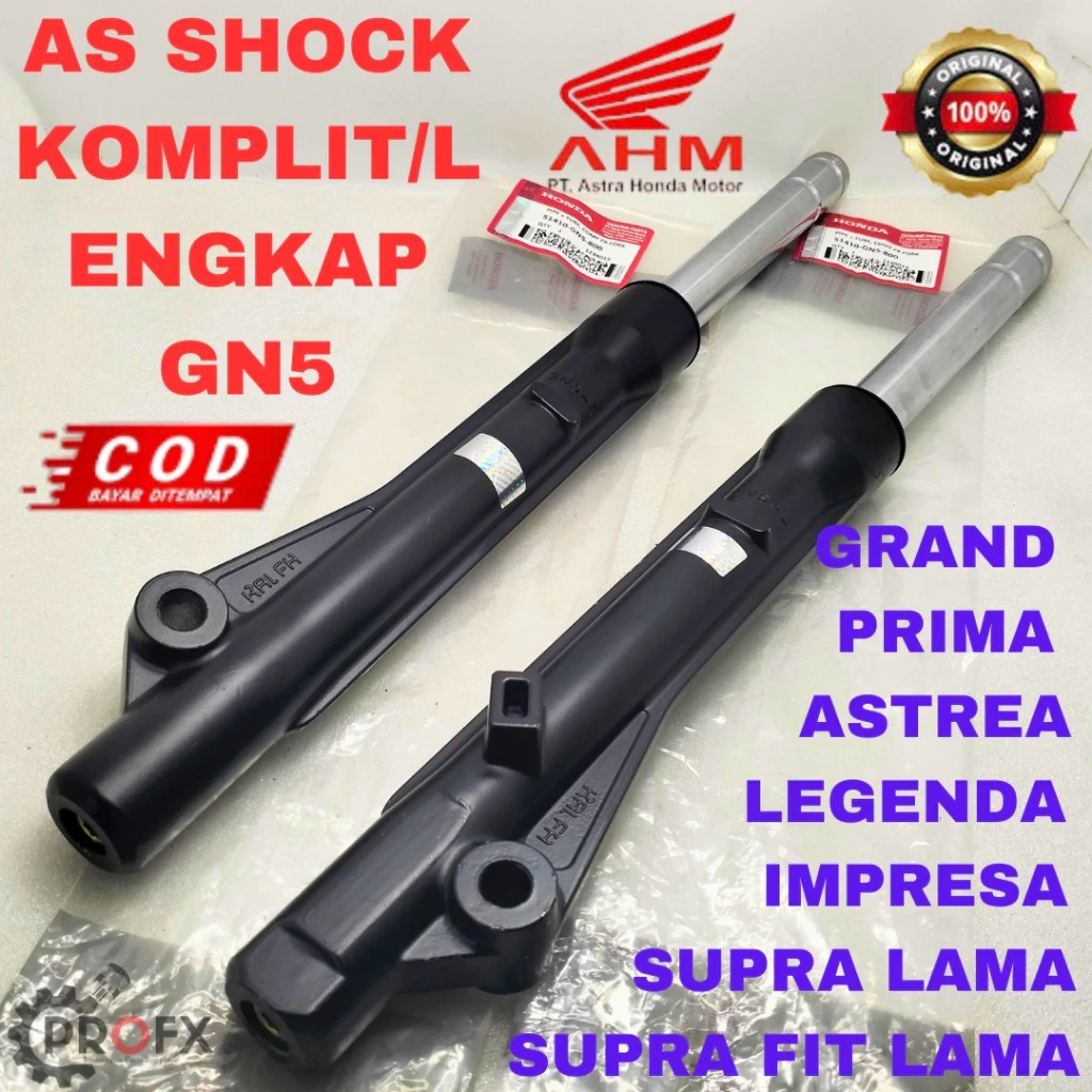Shockbreaker Depan Kualitas Original Honda GN5 Shock Depan Astrea Grand Astrea Prima Astrea Impressa