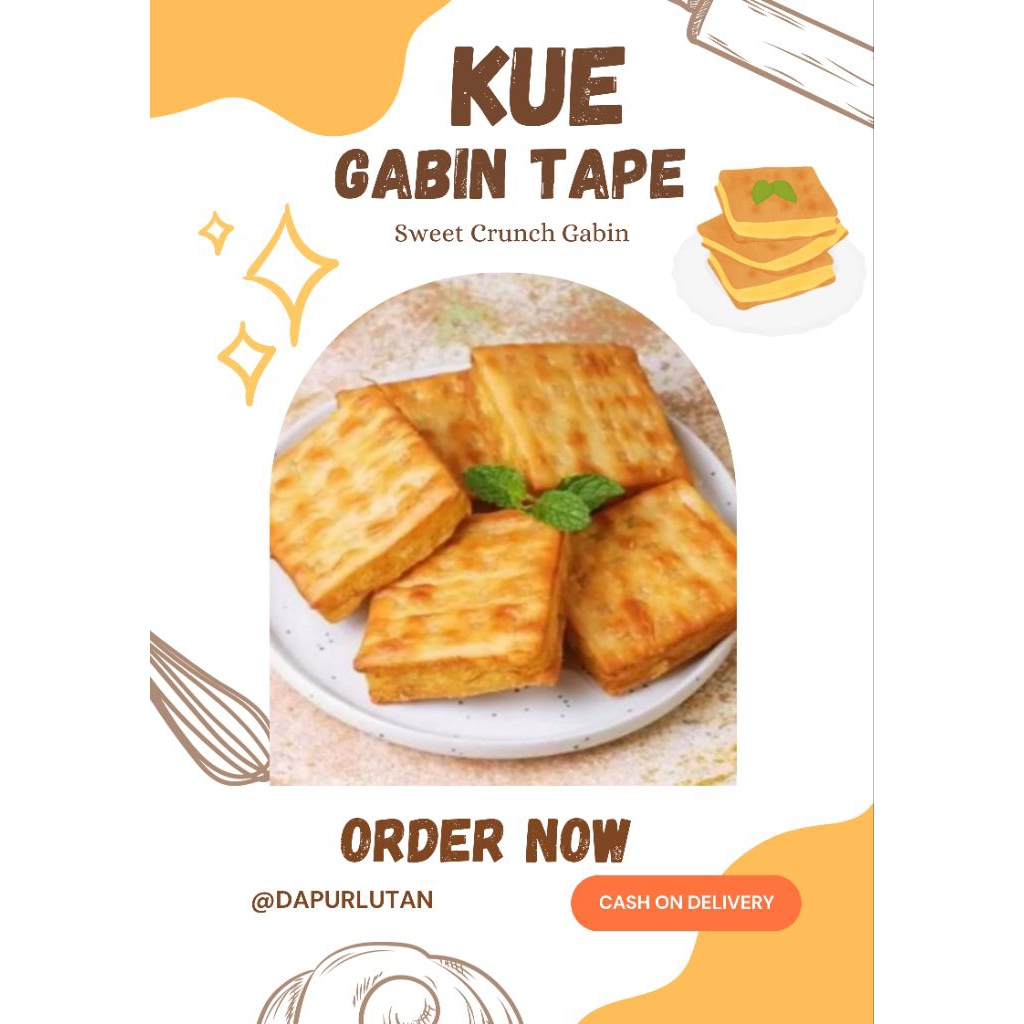 Kue Gabin Tape – Cemilan Tradisional Homemade | Snack Frozen Praktis Siap Goreng