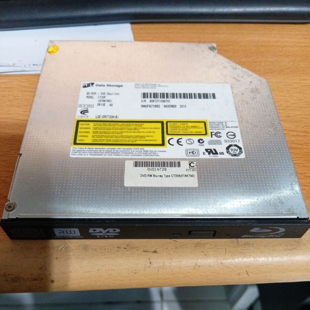 BD rom slim hitachi lg CT30F buat buat laptop dan imac cd rw dvdrw dvd rw cd rw seken bekas normal