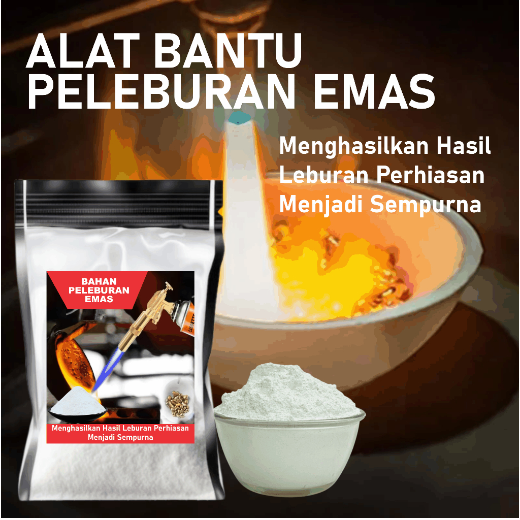 ALAT PELEBUR DAN PENGOLAHAN EMAS PERAK 200 GRAM