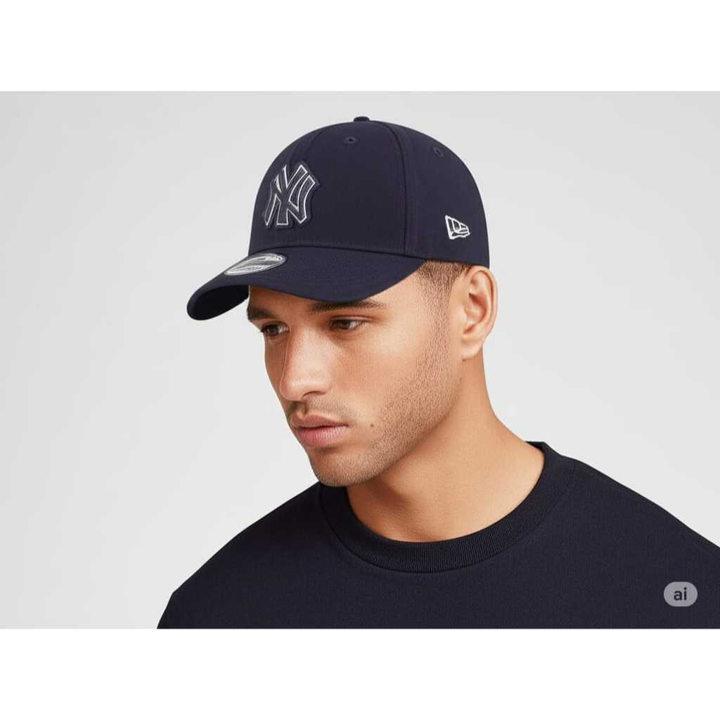 New Era 9Forty New York Yankees MLB Chainstiching Graphite Cap Original