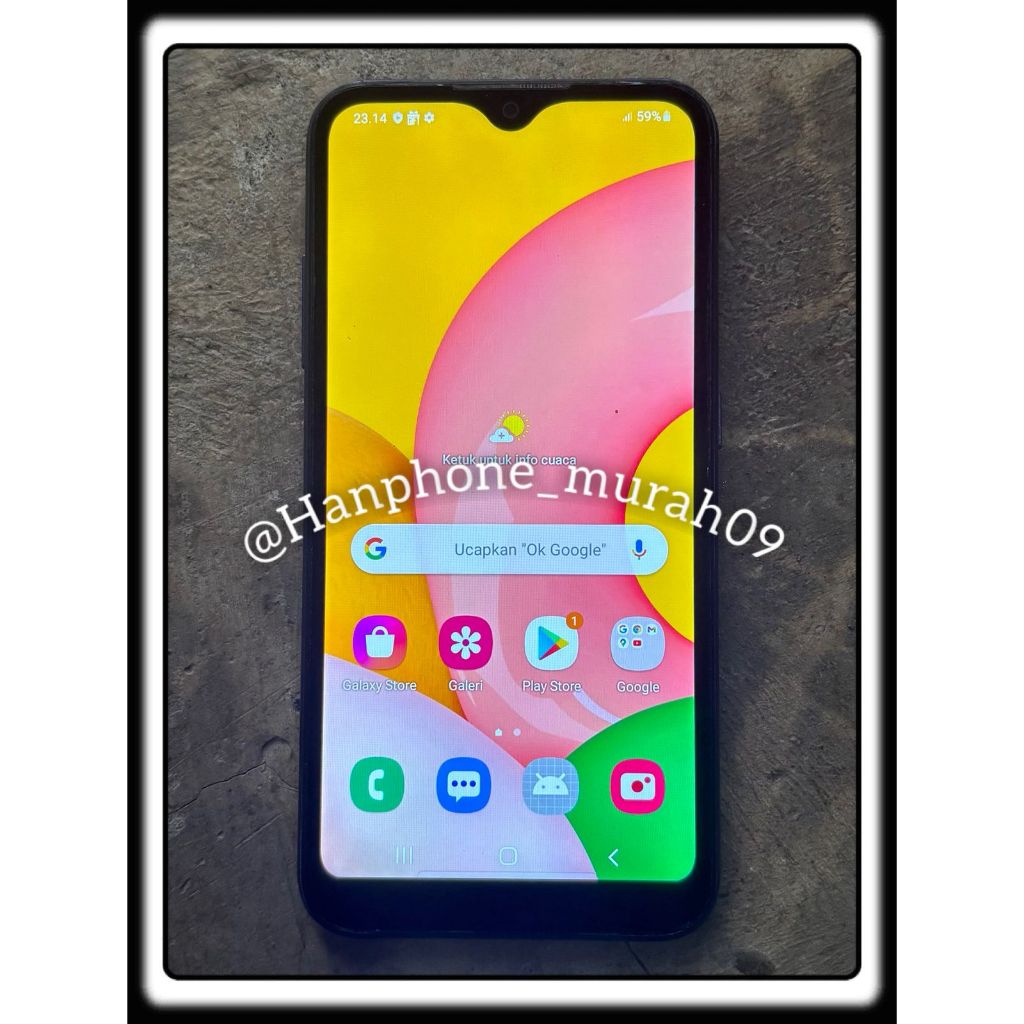 DI JUAL MURAH MERIAH HP SAMSUNG GALAXY A01 2019 4G LTE WA YOUTUBE JOSS HP SECOND NORMAL SIAP PAKAI