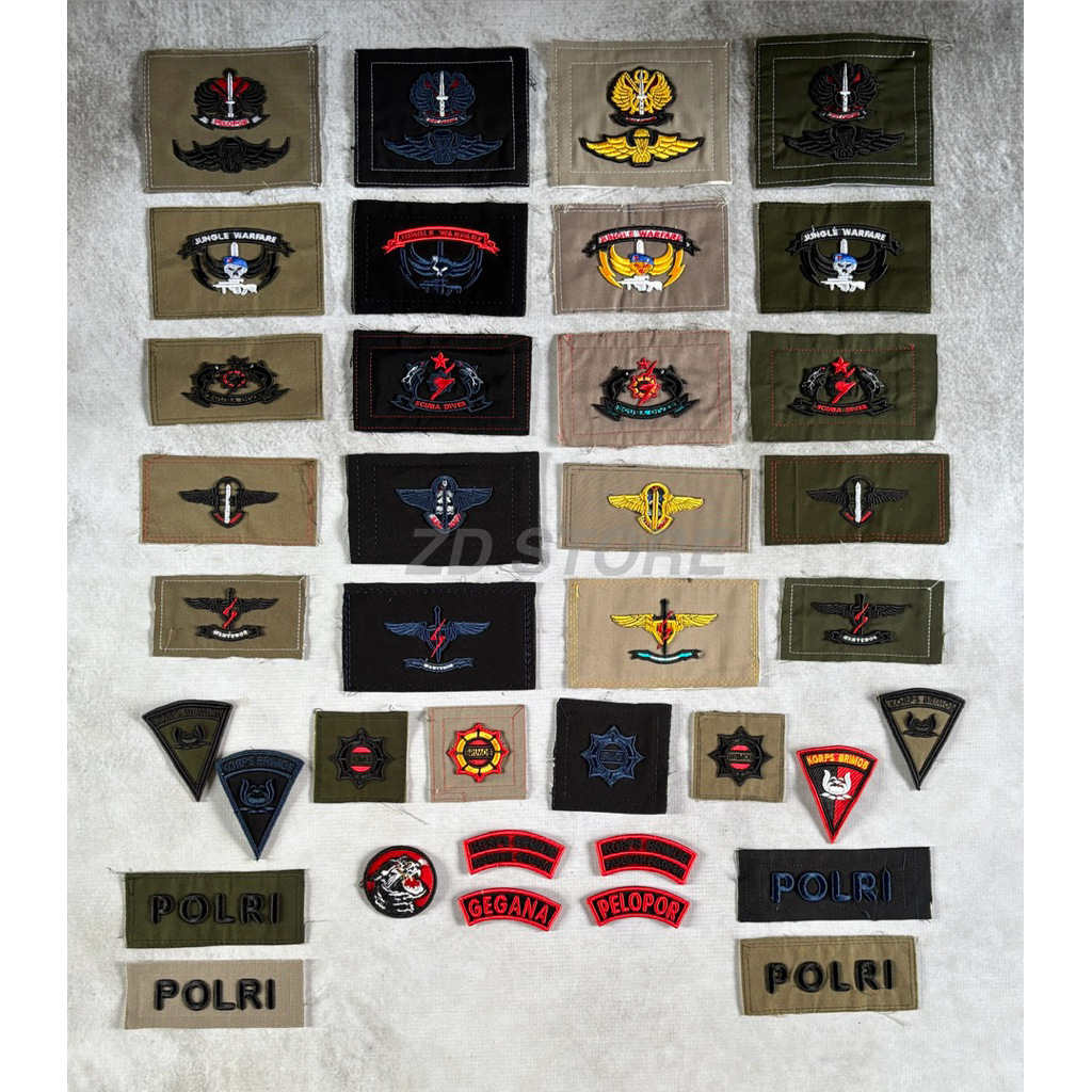 Bet BRIMOB Timbul COMPUTER Komlit SAR SCUBA JW PELOPOR/WING KEAHLIAN BRIMOB DLL