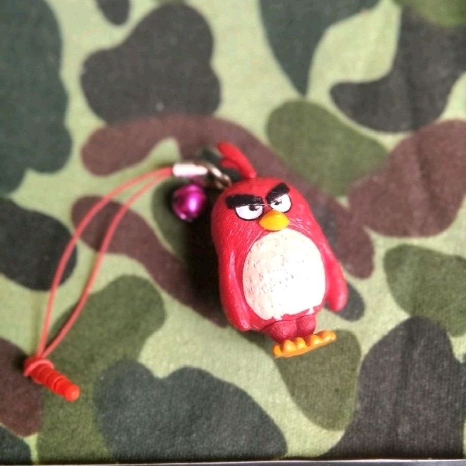 gantungan hp angry bird tali hp angry birds strap hp phone dangler koleksi figure angry birds game j