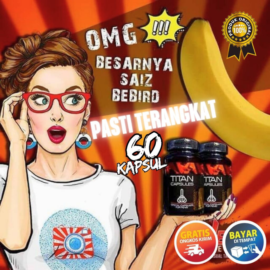 Original kapsul titan herbal asli ori penambah stamina vitalitas anemia