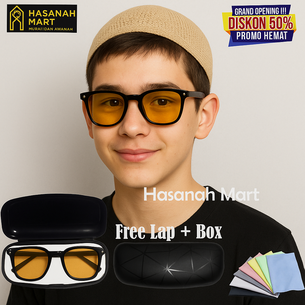 Kacamata Hitam Wanita/Pria Sunglasses Korean Fashion Hasanah Mart