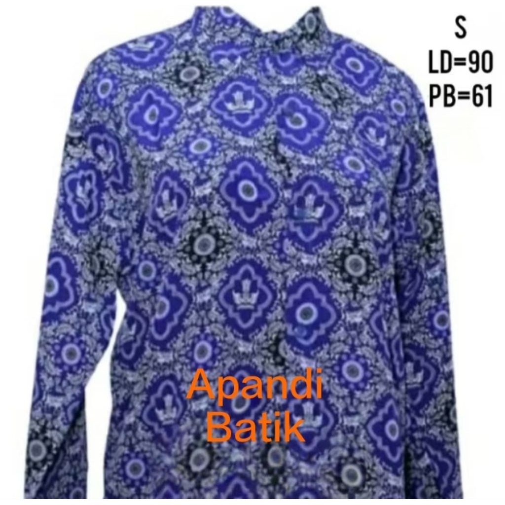 Baju Batik SMP / MTs Tangan Panjang , Seragam Batik Siswa SMP/MTs Lengan Panjang