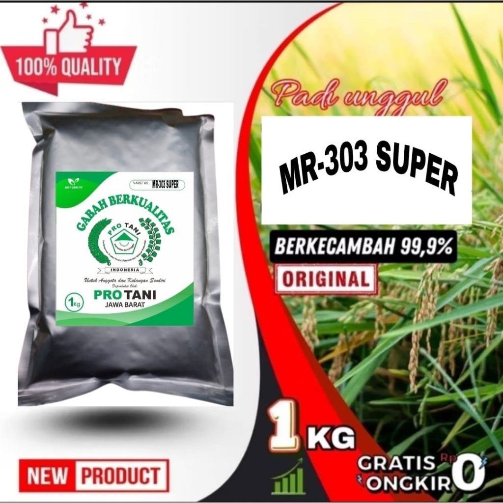 MR-303 BENIH PADI SUPER UNGGUL BERBOBOT ORIGINAL LABEL PUTIH