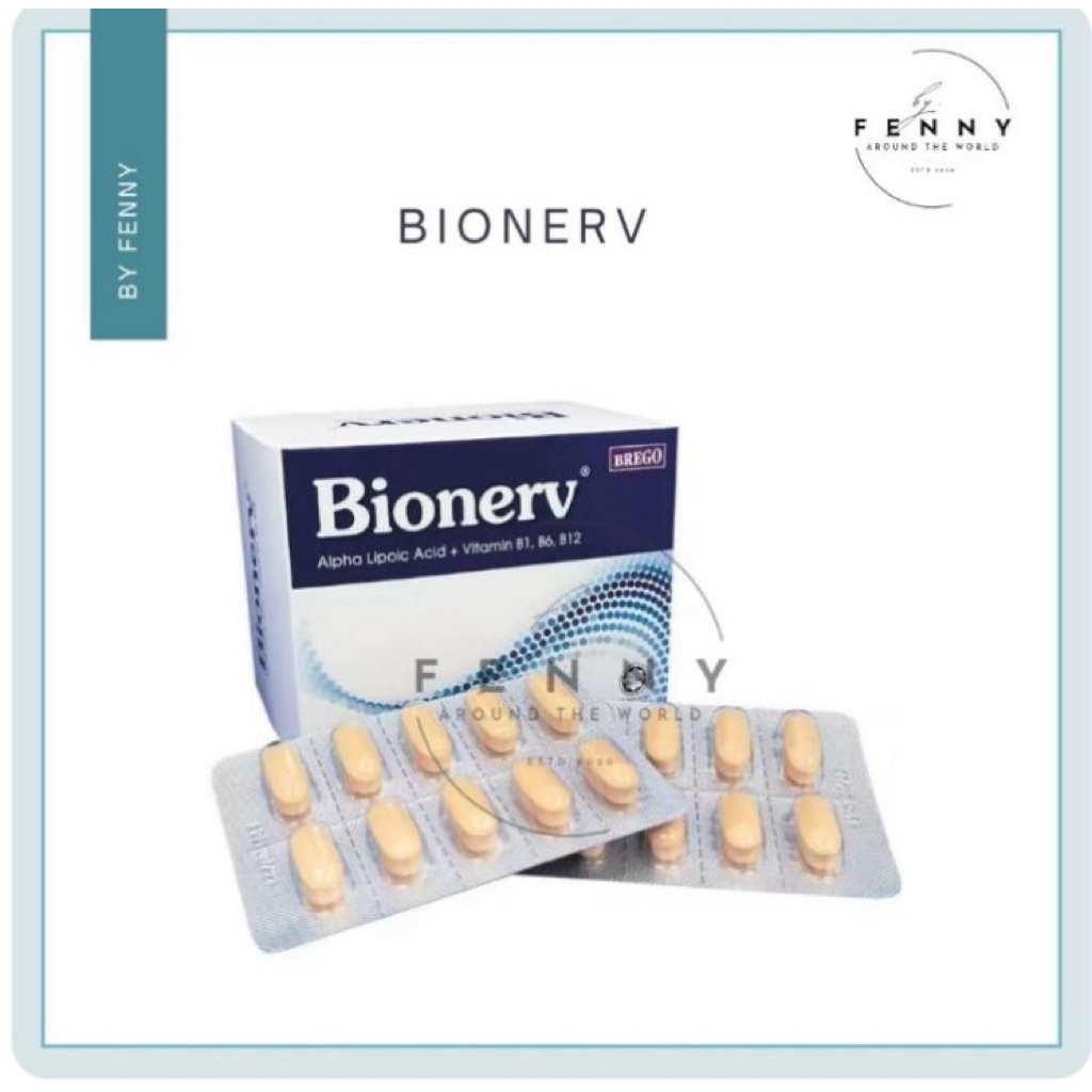 BIONERV - Vitamin B1, B6 & B12 - Ready Stock - Original Malaysia