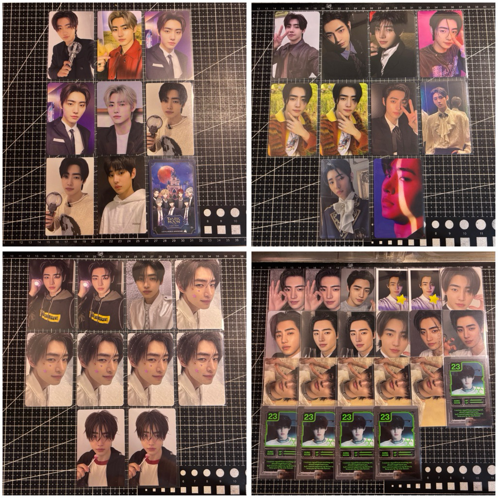 PC PHOTOCARD ENHYPEN SUNGHOON YOI, DESIRE UNLEASH DU, DAYDREAM ROMANCE UNTOLD RU RUD, ORANGE DARK BL