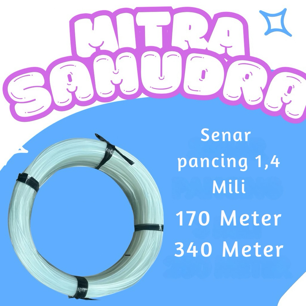 SENAR 1,4 MM ECERAN  SENAR PANCING 1,4MM / SENAR LAYANGAN / SENAR POTONG RUMPUT / SENAR 1400