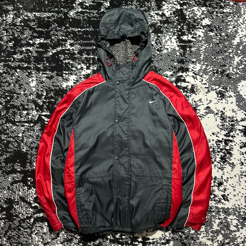 Windbreaker Nike Big LOGO 90's Vintage Jacket Colourblock