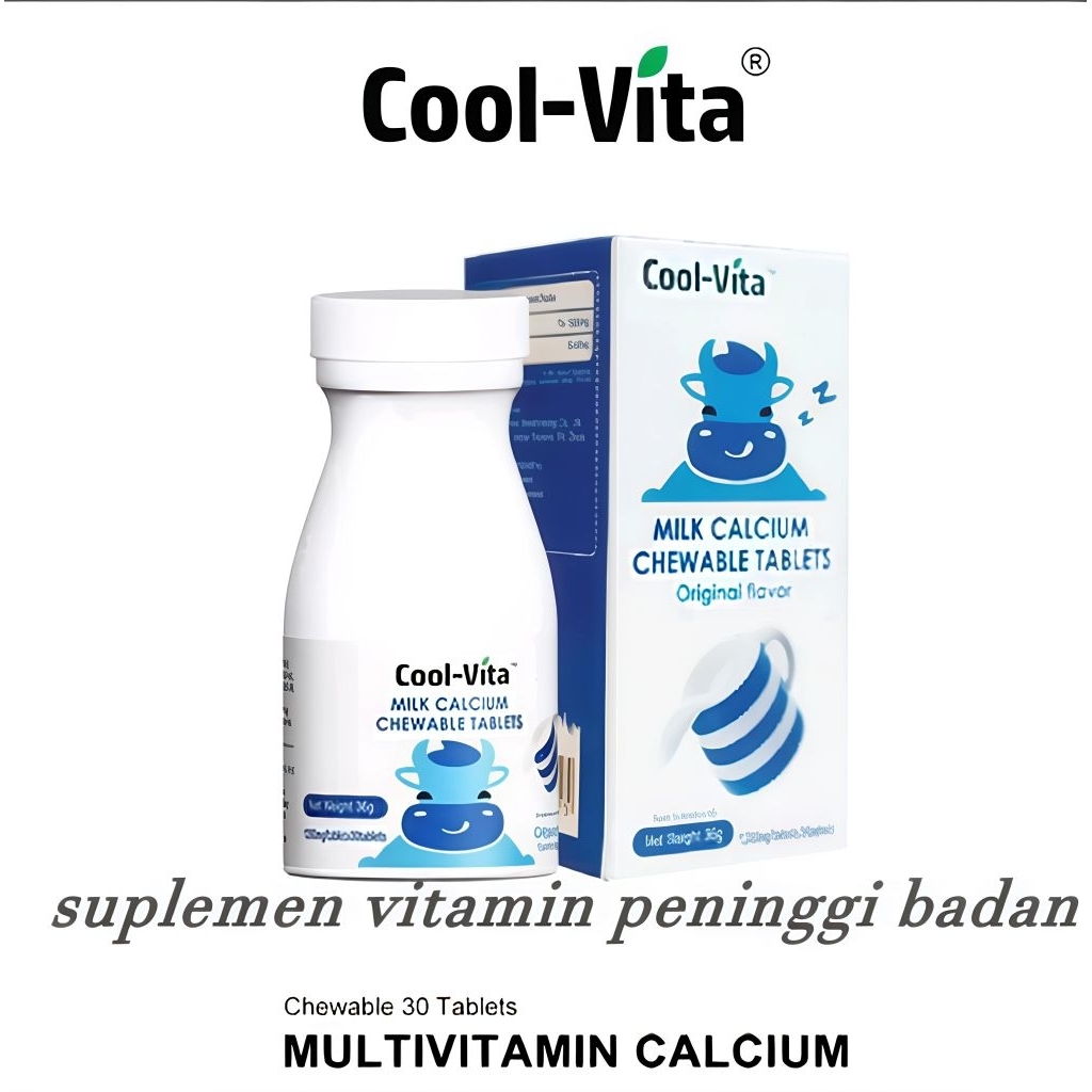 Coolvita suplemen vitamin peninggi badan anak dan remaja vitamin gemuk