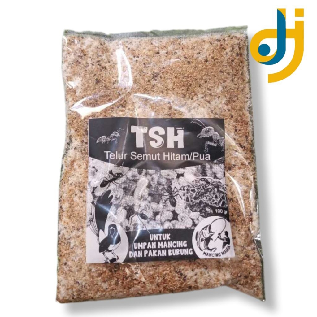 TSH Telur Semut Hitam Pakan Burung Serbuk Telur Pua Poa Pengganti Kroto Pakan Makanan Burung Murai B