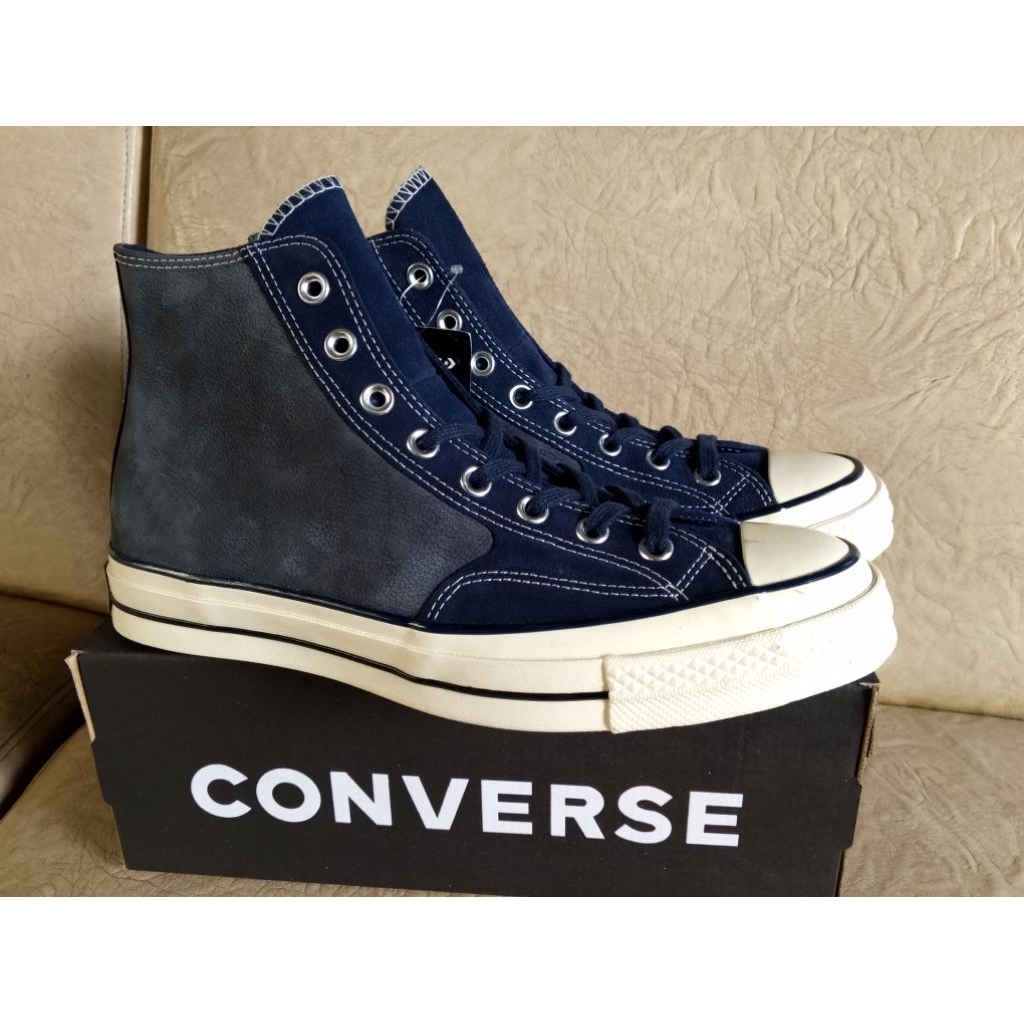 Converse Chuck 70 Hi Leather Obsidian