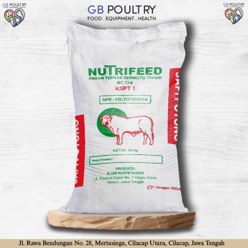 Pakan Sapi Nutrifeed Konsentrat Sapi BC134 1zak 50kg