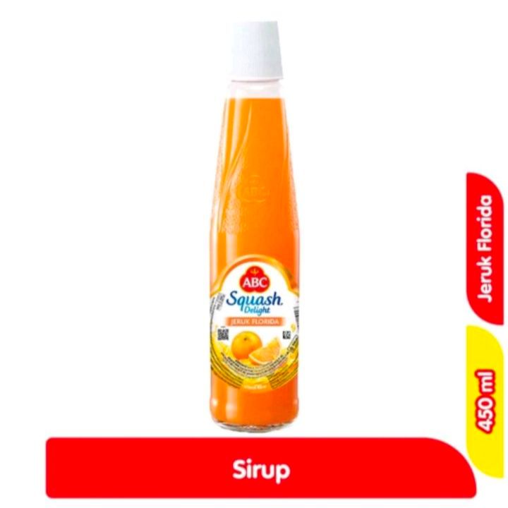 Sirup ABC Squash Delight Rasa Jeruk 450ml | Sirup ABC Orange Termurah