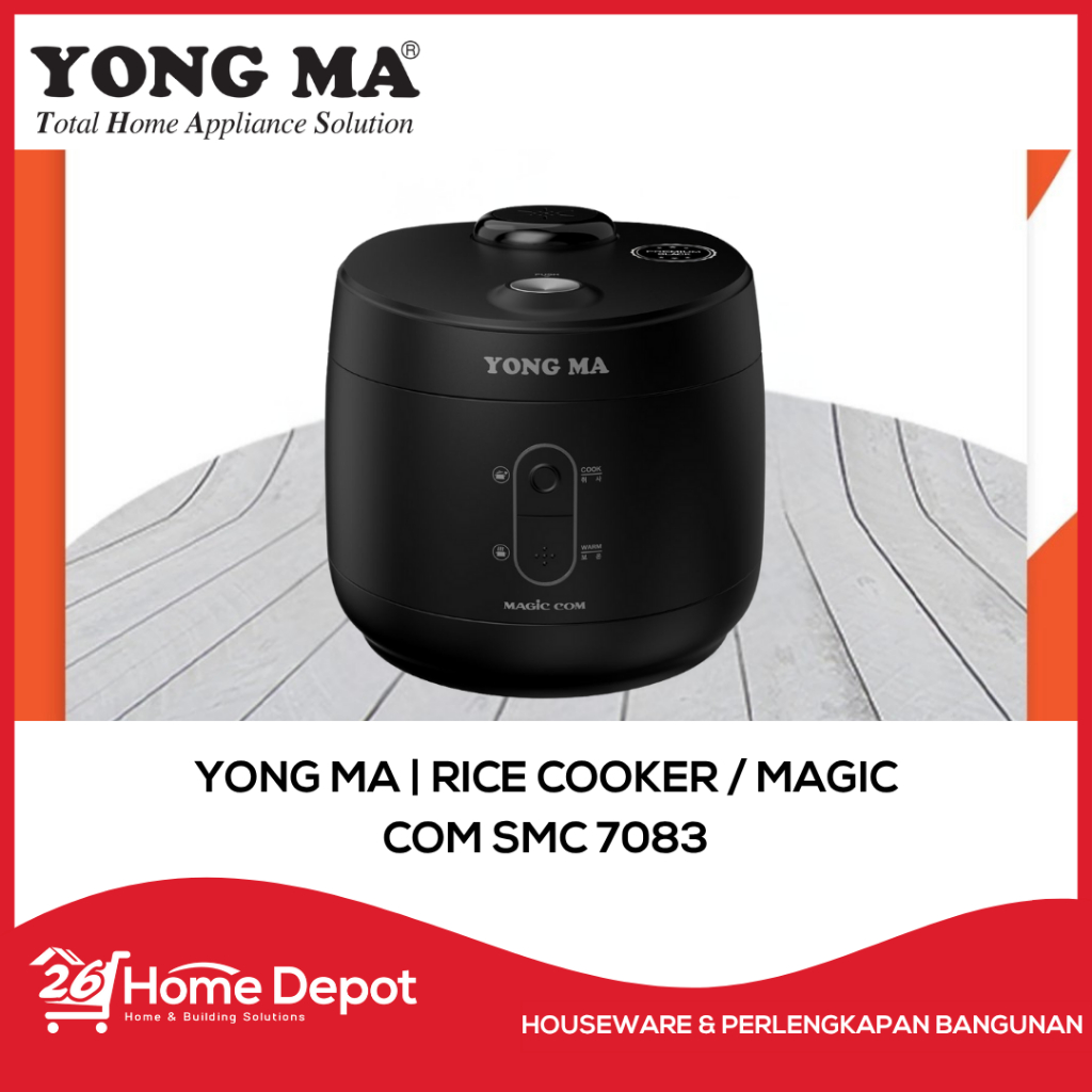 YONG MA Rice Cooker / Penanak Nasi SMC 7083 Kapasitas 1.8 Liter