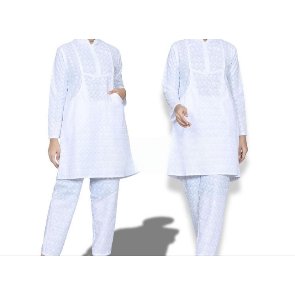 Setelan Ihram Katun Paris Mardhiah/ Setelan Celana Ihram Wanita