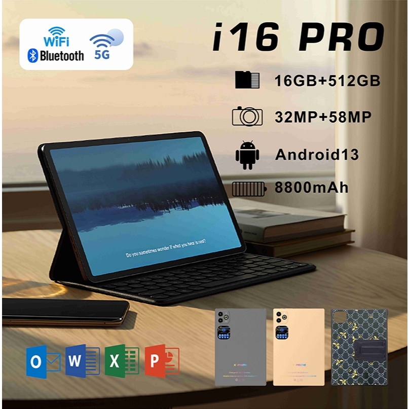 New [COD] Ready Stock Xiaoml X-PRIME 2024 Tablet Murah 5G Baru Pad PC4-S24 11.6inch 16GB+1TB Tablet