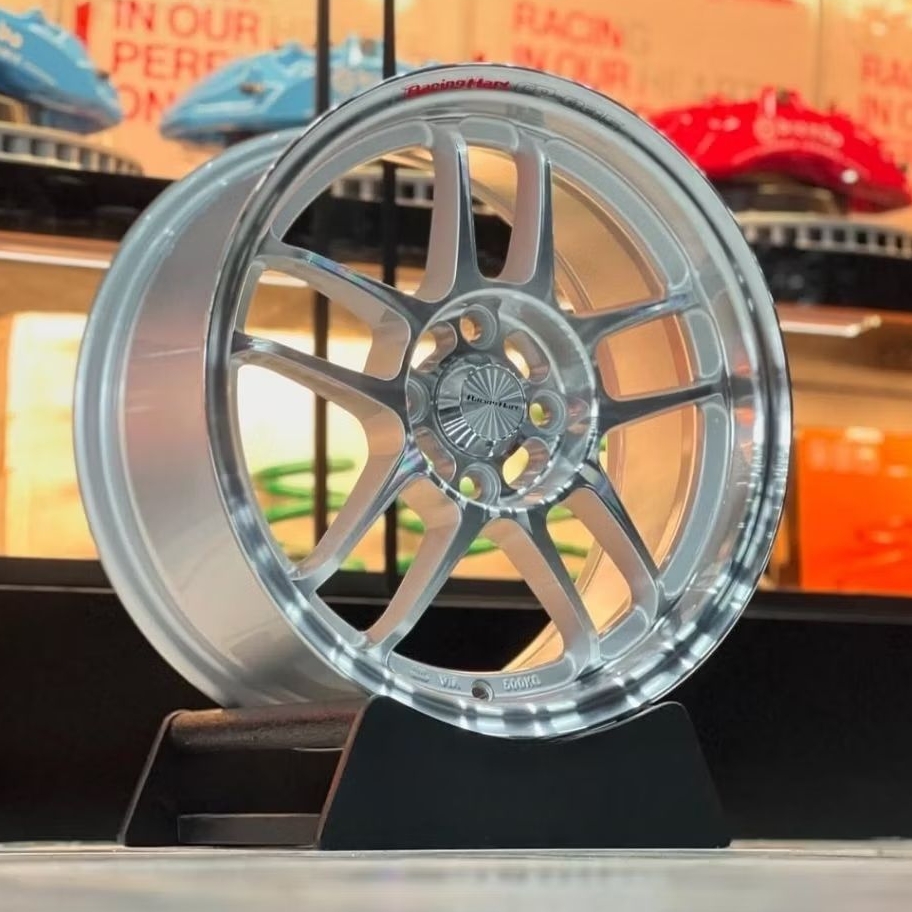 velg mobil ring 15 pcd 4x100 RACING HART CP035 POLISH R15 velg Brio jazz yaris vios agya Mobilio bal