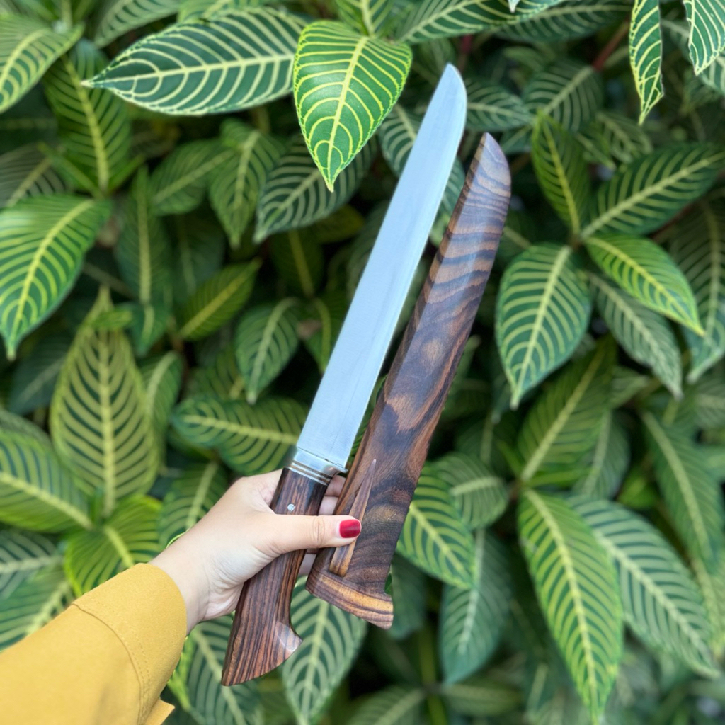 Pisau Straight 30cm Bearing/Klaher