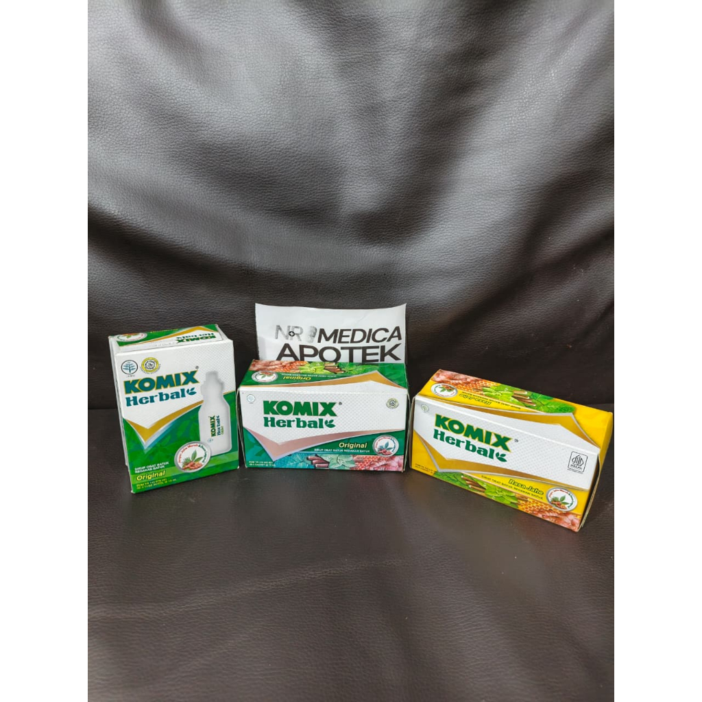 Komix Herbal Sachet / Komix Herbal tube persachet dan pertube