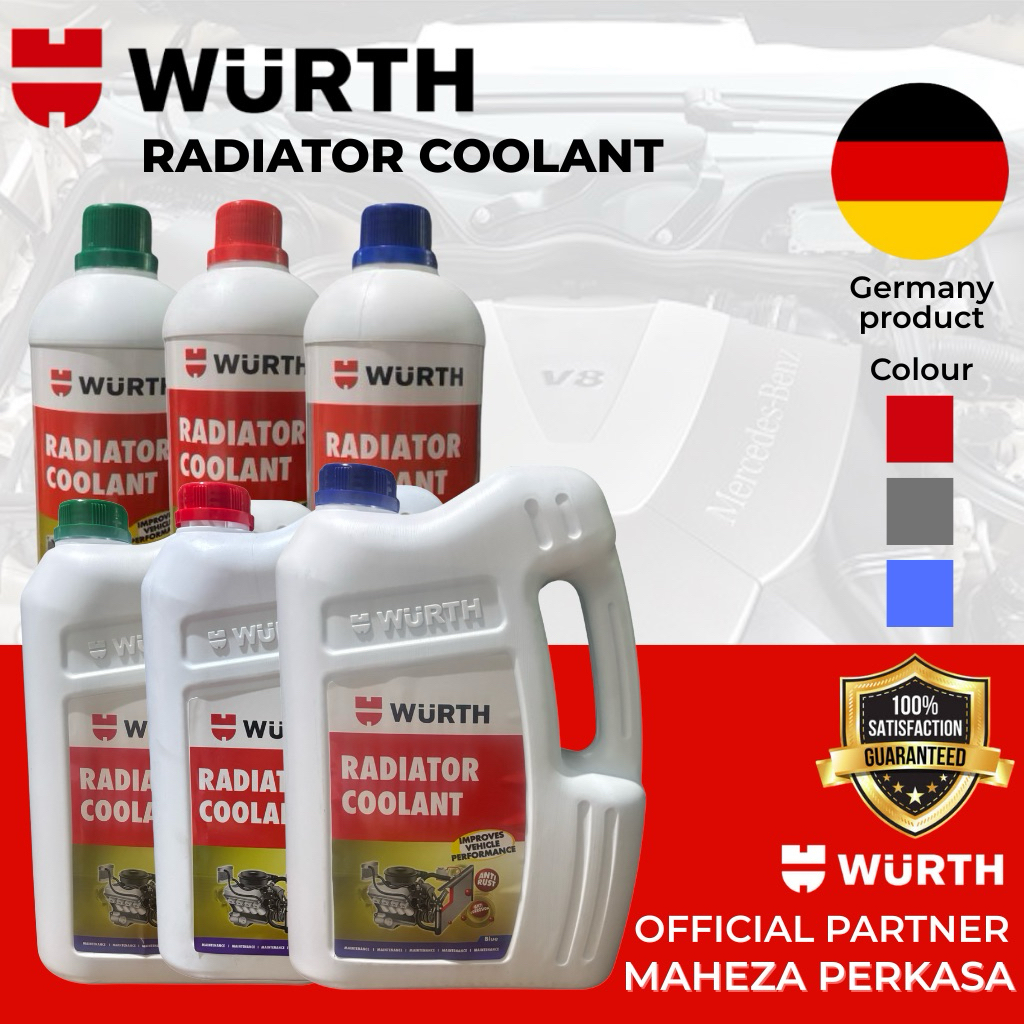 Wurth Radiator Coolant / Air Radiator / Wurth Coolant 5 Liter