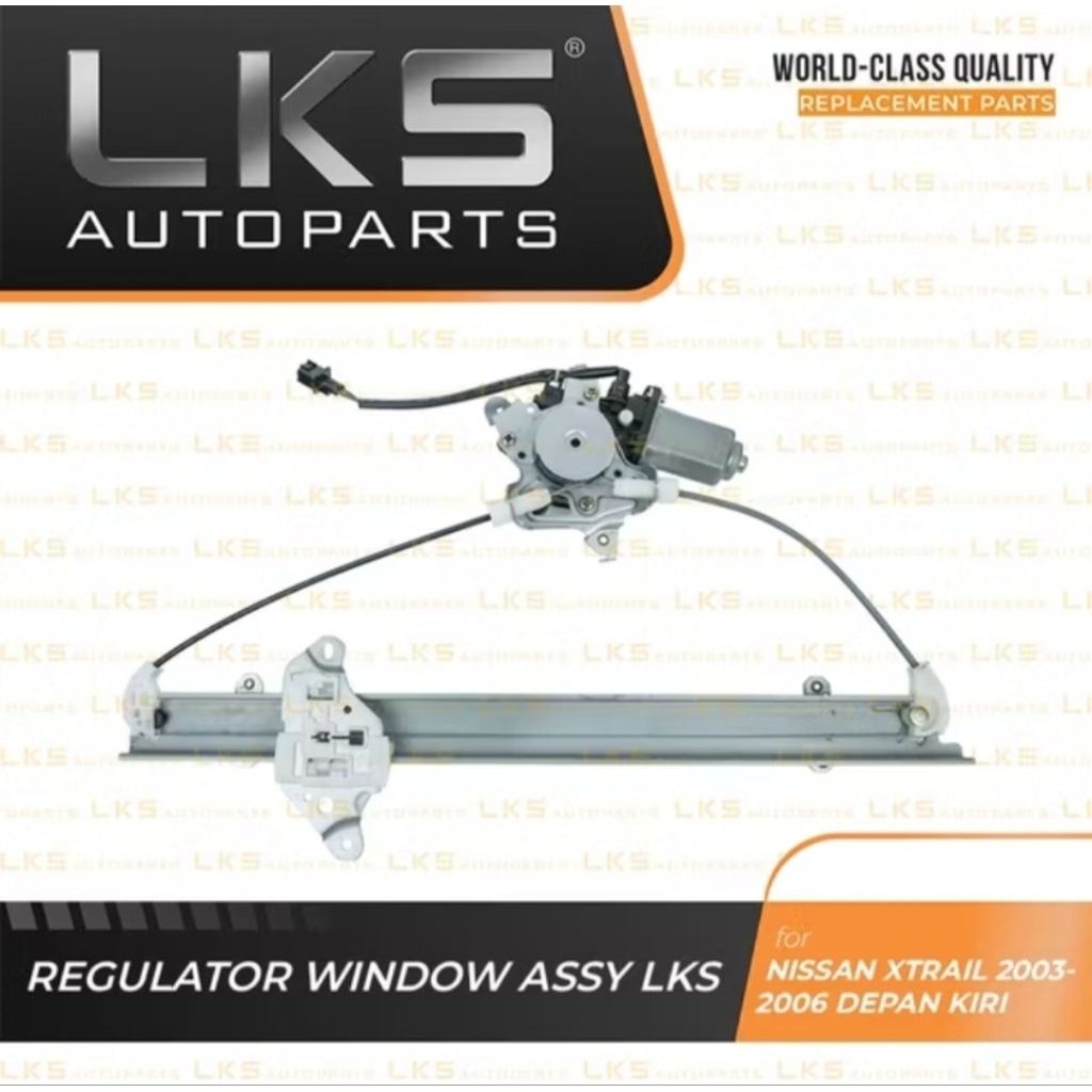 80721-8H300 REGULATOR WINDOW ASSY+MOTOR DEPAN KIRI XTRAIL T30 2003-2006