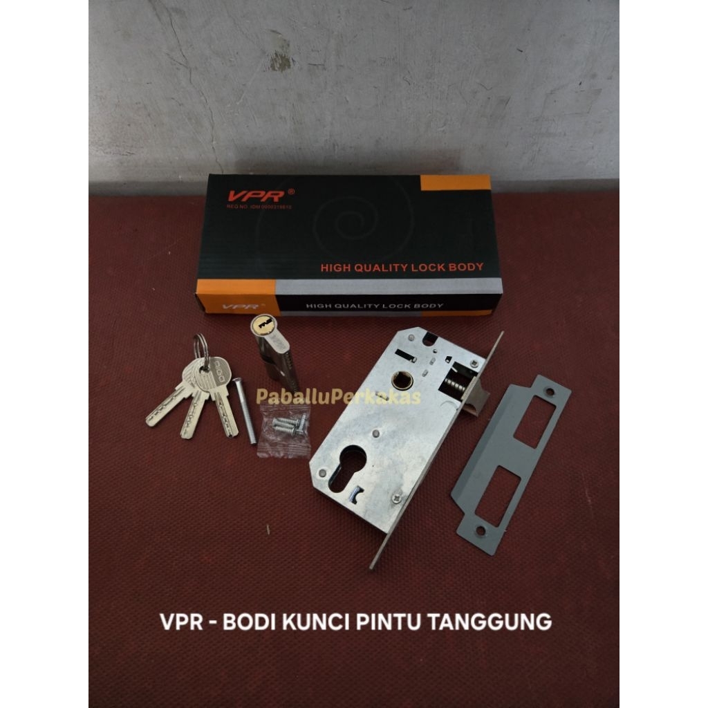 VPR Body Kunci Pintu Tanggung / Bodi Kunci Pintu VPR Tanggung Putih