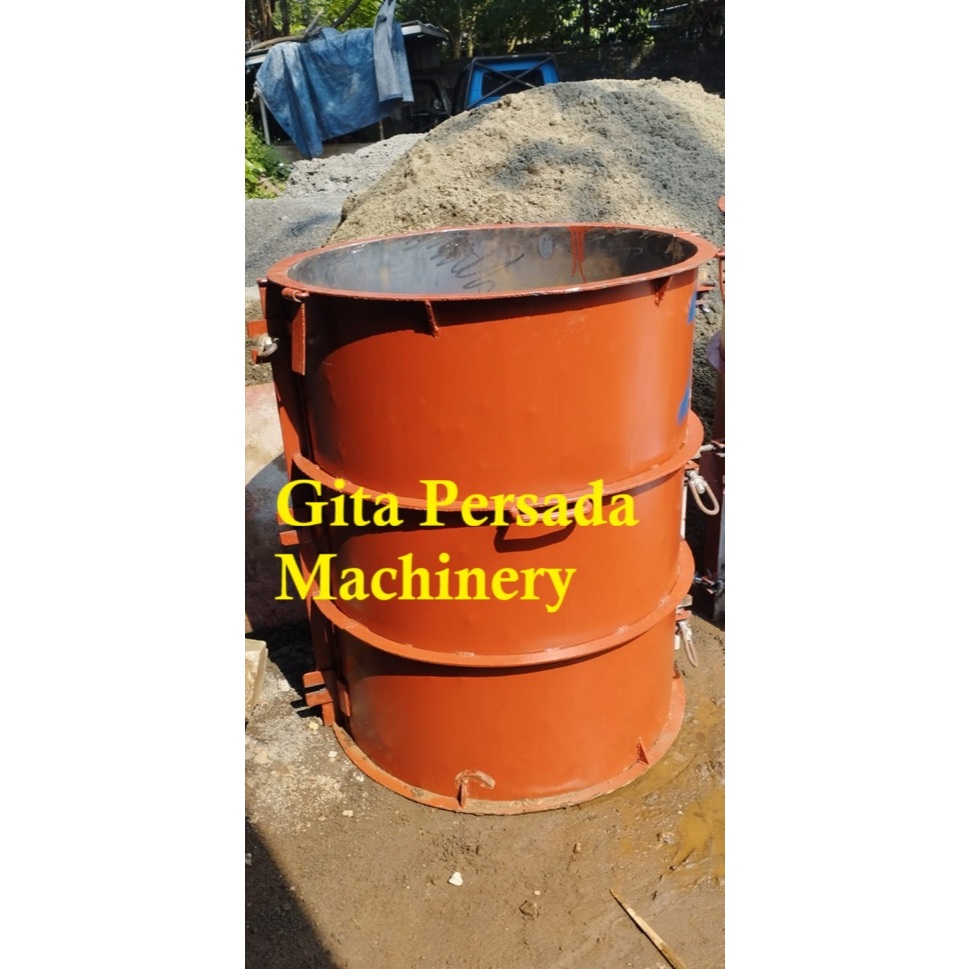 Cetakan Gorong Gorong Beton Ukuran 20x100 cm - Cetakan Buis Beton Uk.20x100 cm