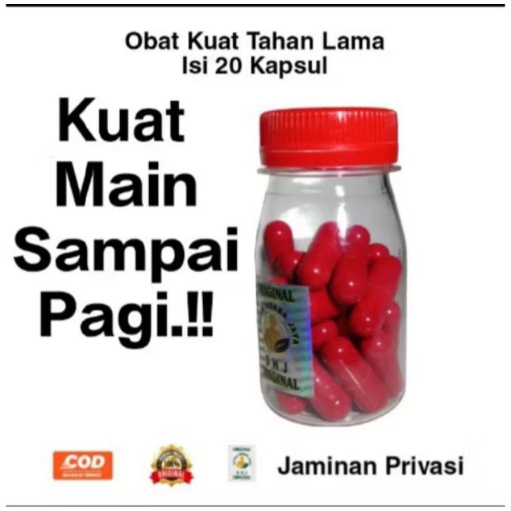 Kapsul Herbal Satria Herba Jaya Original Kuat Tahan Lama Top Rotan Isi 20
