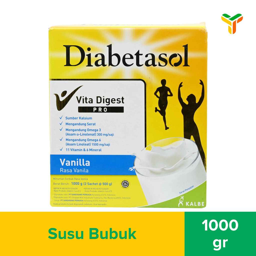 Diabetasol Vanilla 1000 Gram