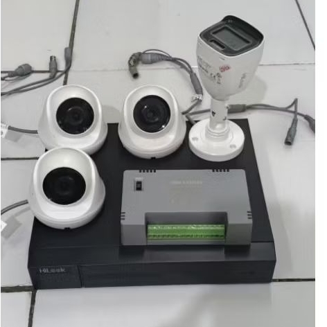||PROMO|| DVR CCTV HILOOK 4CH + KAMERA + HD + POWER SUPPLY (SECOND) GARANSI