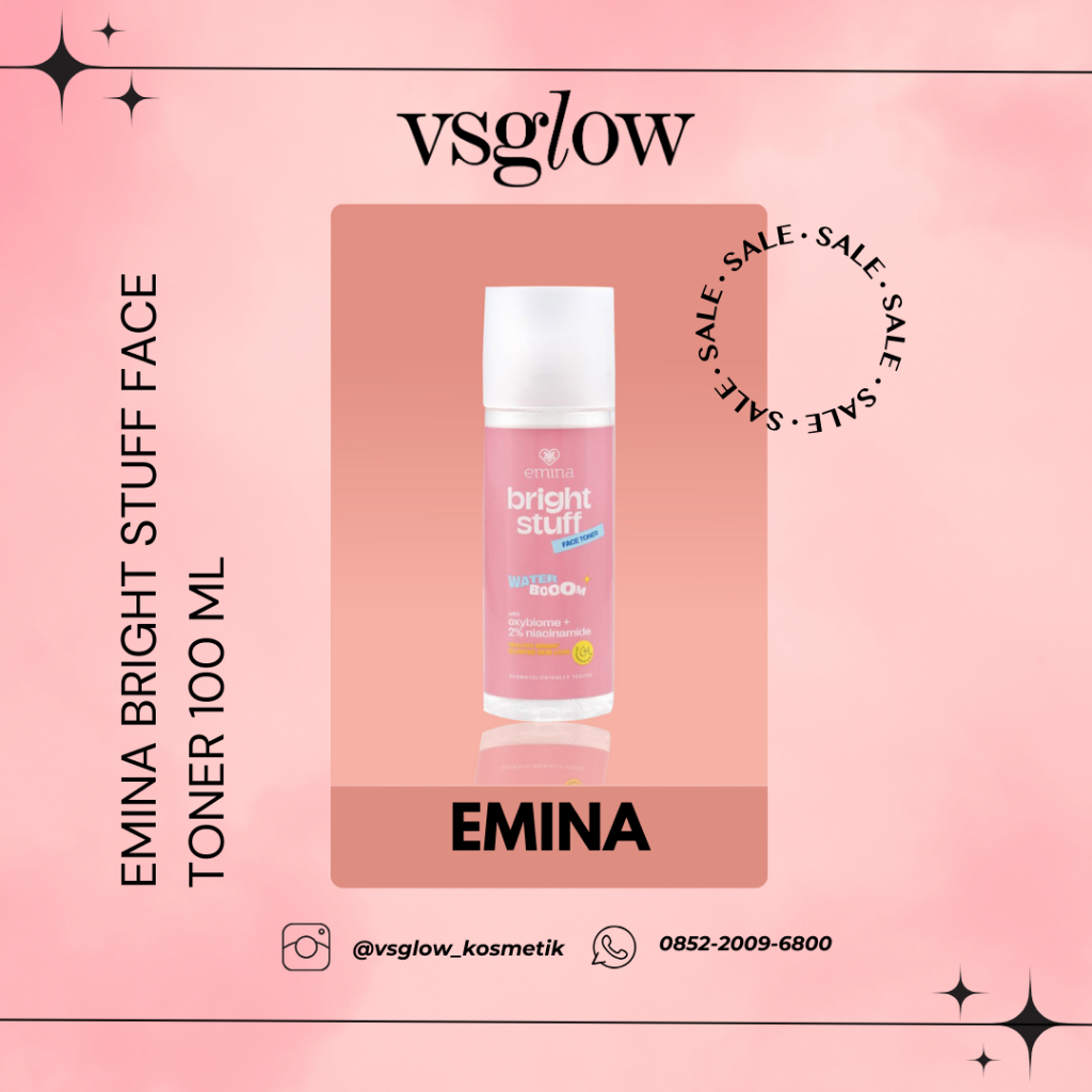 VSGLOW - EMINA BRIGHT STUFF Face Toner / Toner Emina