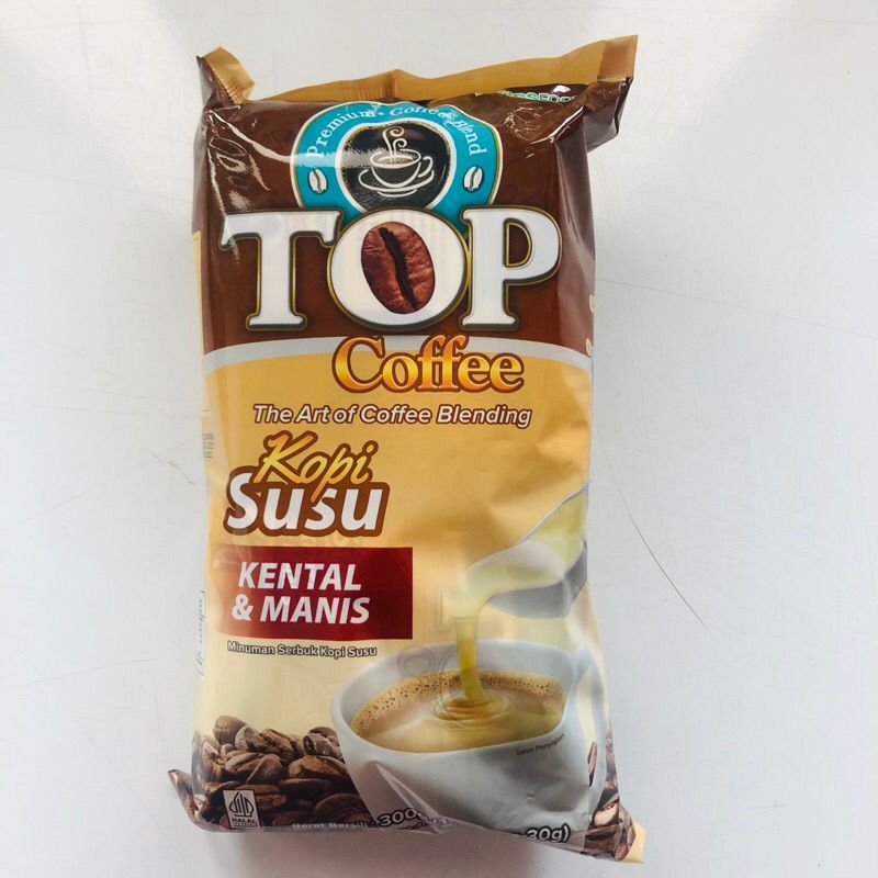 TOP COFFEE KOPI SUSU KENTAL & MANIS I KOPI INSTAN