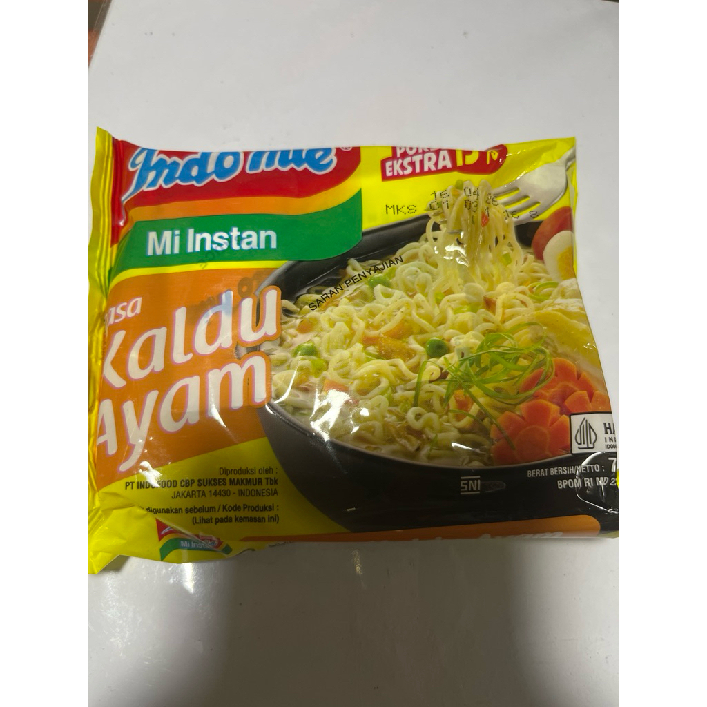 Indomie kaldu ayam