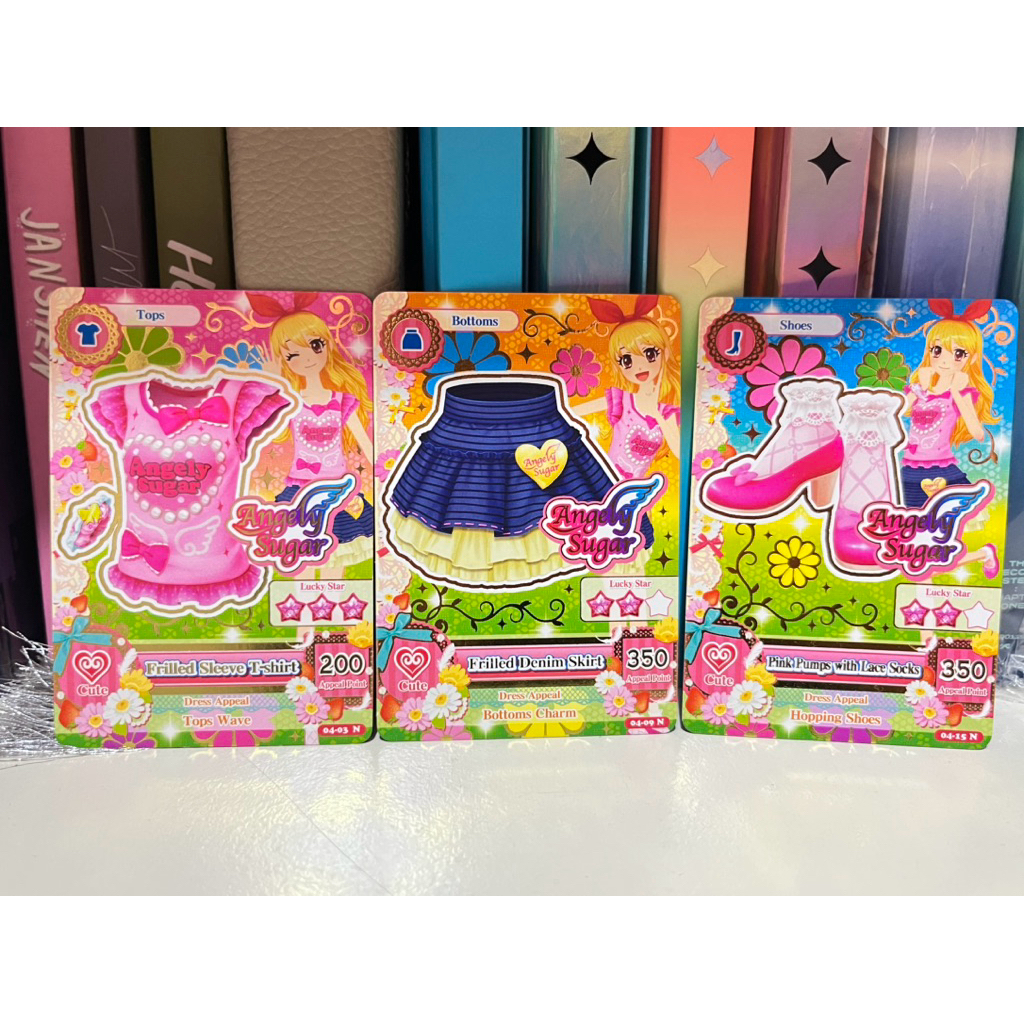 aikatsu card brand angely sugar